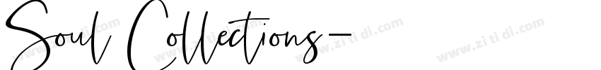 Soul Collections字体转换